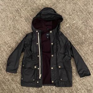 GAP Navy Raincoat - Size S (6-7)